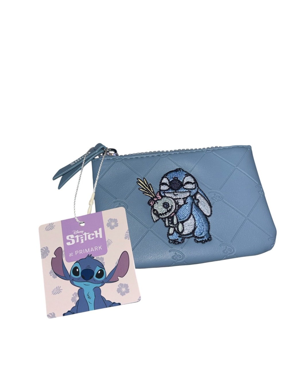 Disney Light Blue Stitch  Zip Pouch